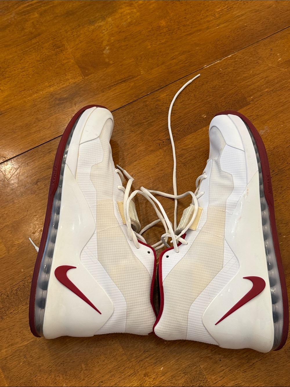 Nike Air Force Max '19 TB size 17.5 White Red AR4095-114